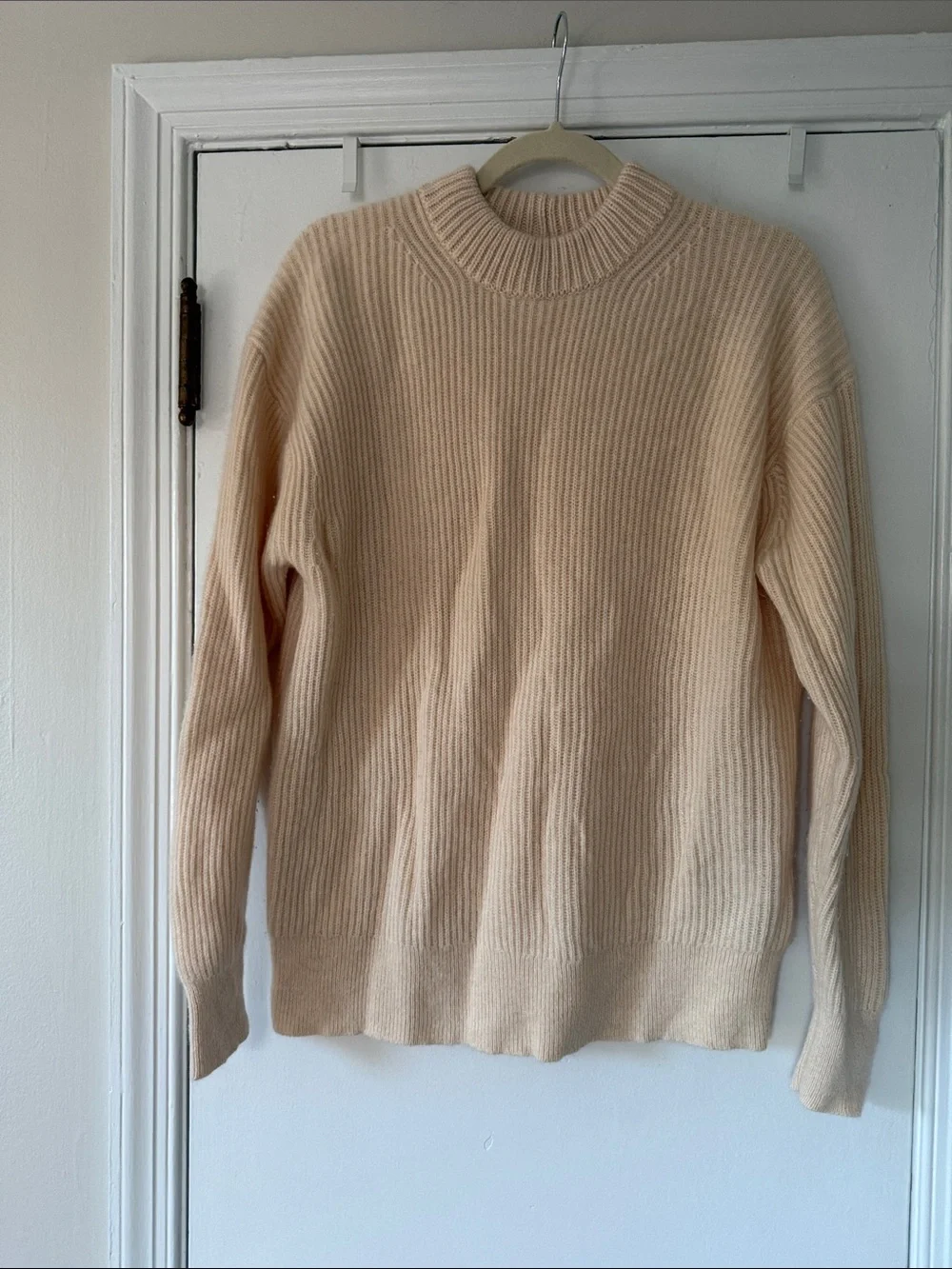 J. Crew Ribbed cashmere oversized sweater